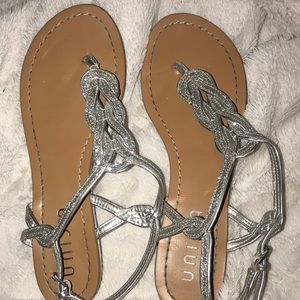 Glittery sandals